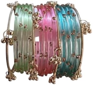 Kashmiri Ghungroo Bangles for Women | Traditional Oxidized Style Bangles | Ethnic Wear Jewelry🫶🏻🌙🪞🦢✨